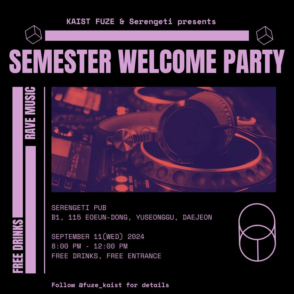 2024F SEMESTER WELCOME PARTY