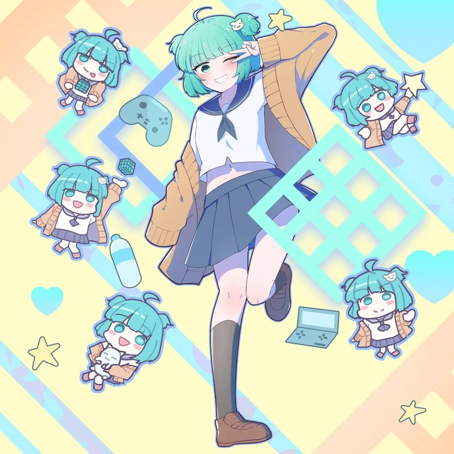 Hexacube character art
