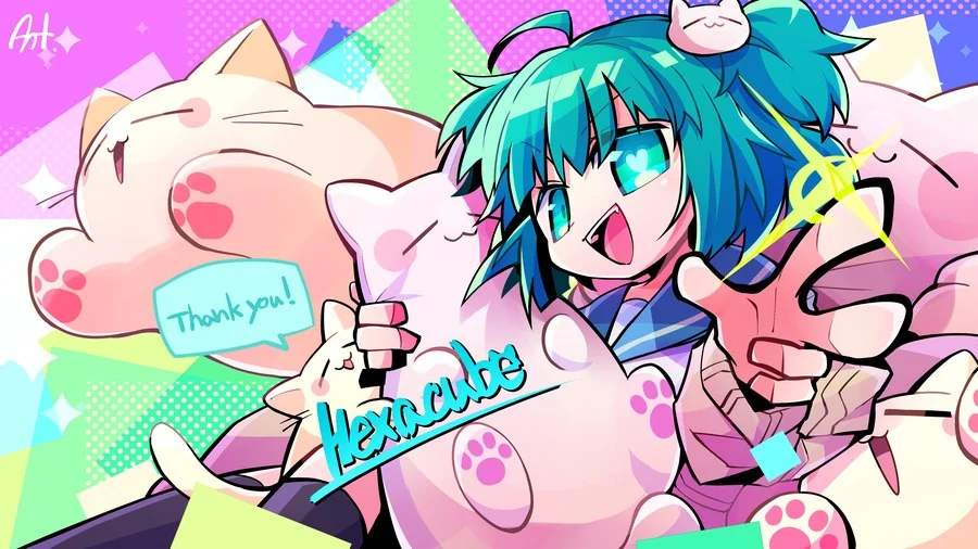 Hexacube character art